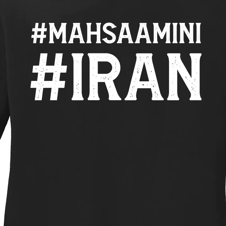 Mahsa Amini Iran Justice Ladies Long Sleeve Shirt