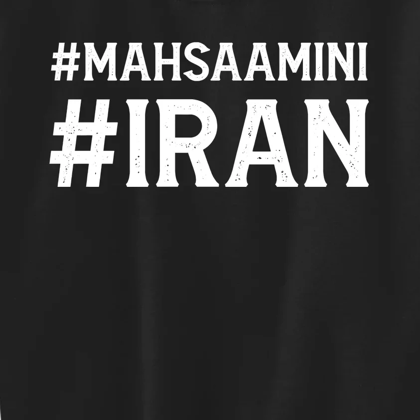 Mahsa Amini Iran Justice Kids Sweatshirt