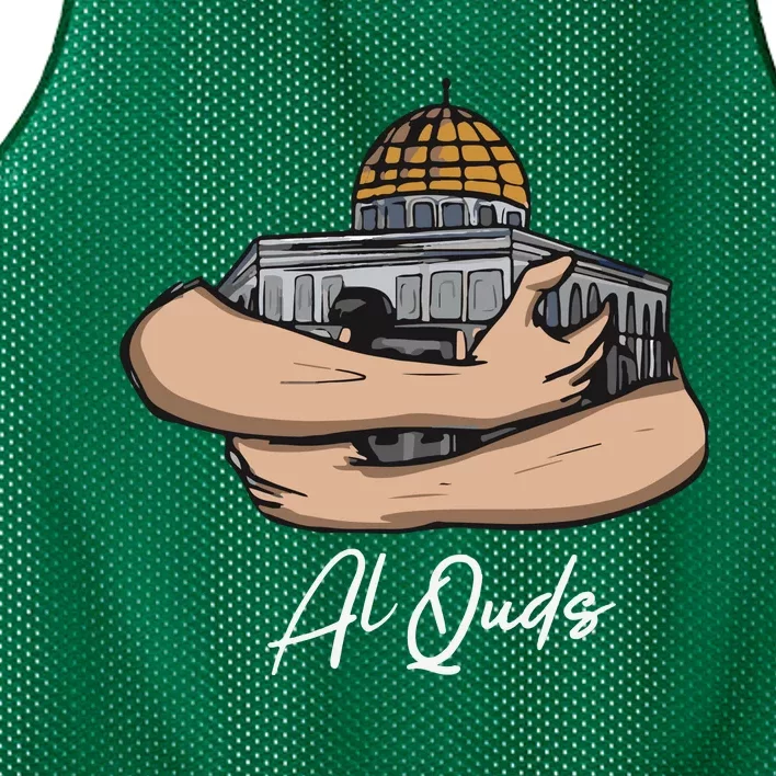 Masjid Alaqsa Islamic Ramadan Eid Mesh Reversible Basketball Jersey Tank