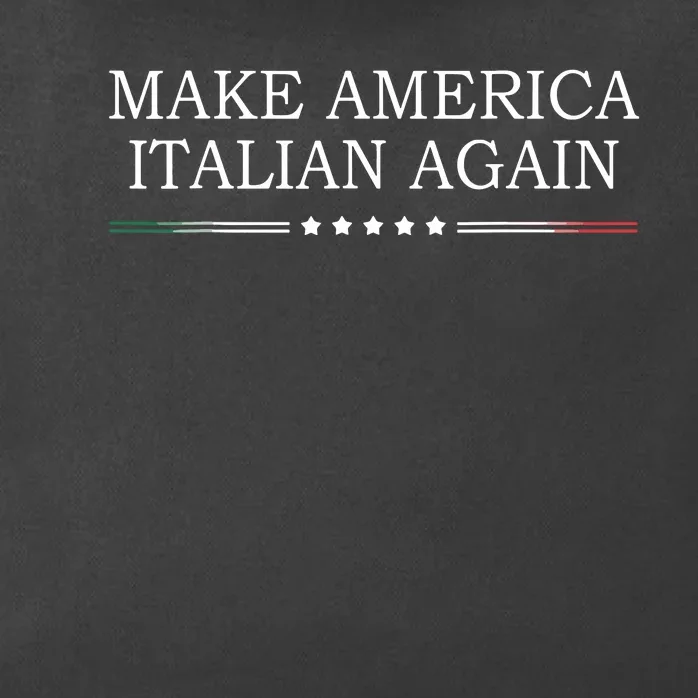 Make America Italian Again Zip Tote Bag