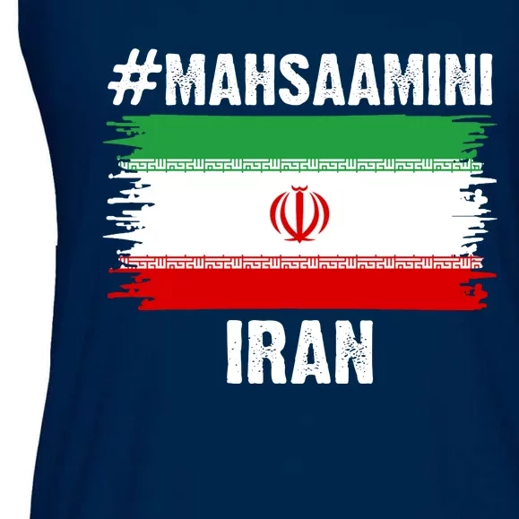 Mahsa Amini Iran Flag Support Womens Rights Ladies Essential Flowy Tank