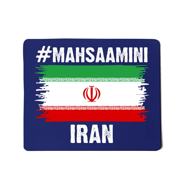 Mahsa Amini Iran Flag Support Womens Rights Mousepad