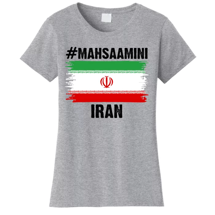 Mahsa Amini Iran Flag Support Womens Rights Women's T-Shirt