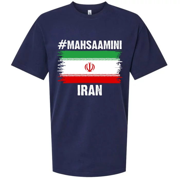 Mahsa Amini Iran Flag Support Womens Rights Sueded Cloud Jersey T-Shirt