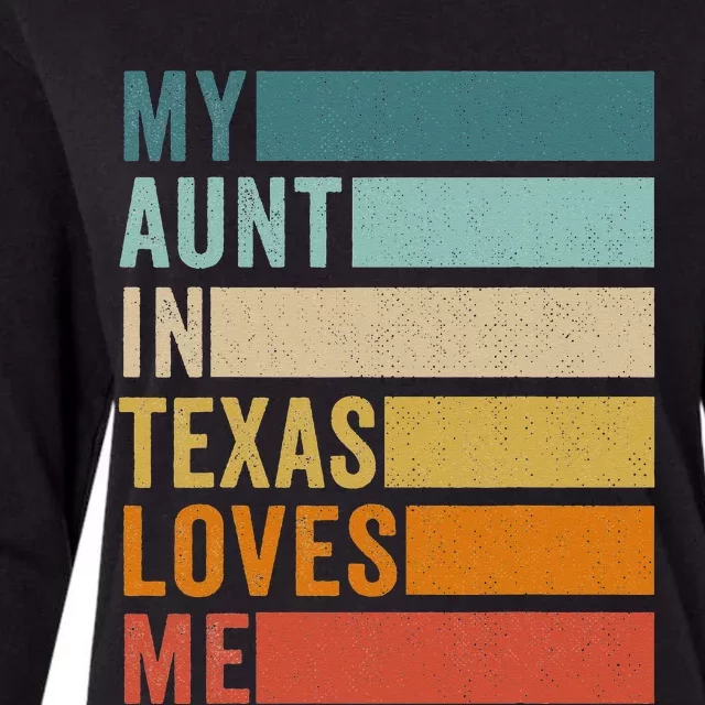 My Aunt In Texas Loves Me Womens Cotton Relaxed Long Sleeve T-Shirt