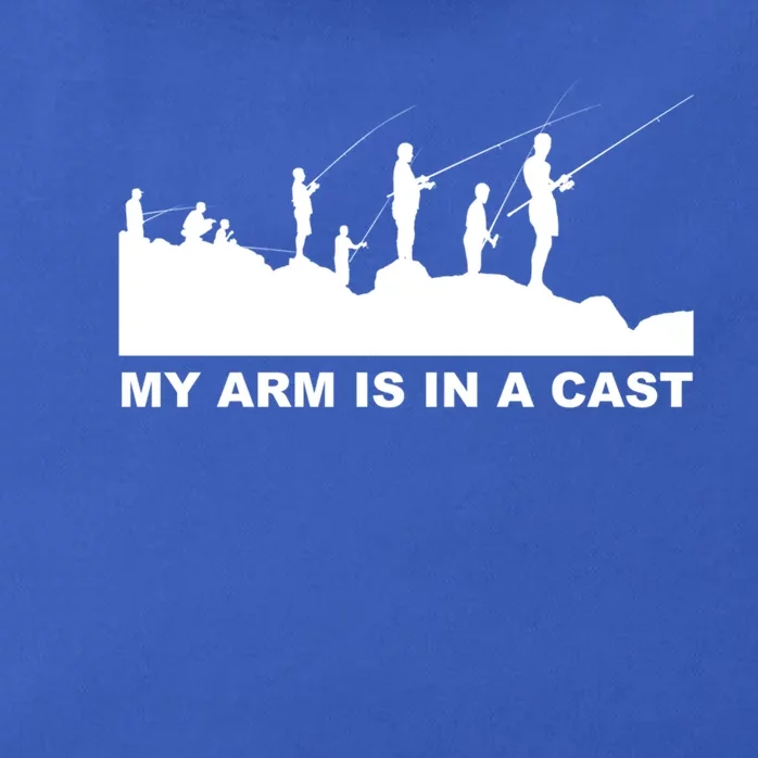 My Arm Is In A Cast Meaningful Gift Zip Tote Bag