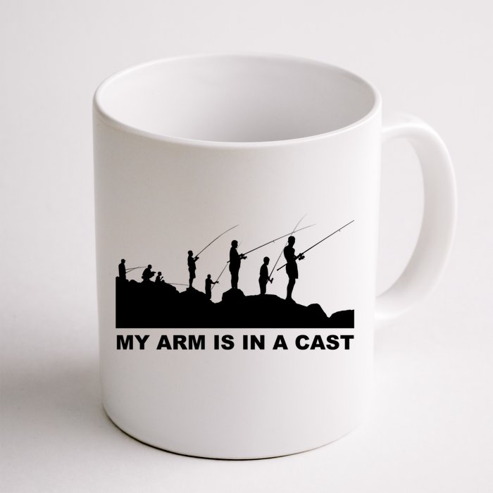 My Arm Is In A Cast Meaningful Gift Front & Back Coffee Mug