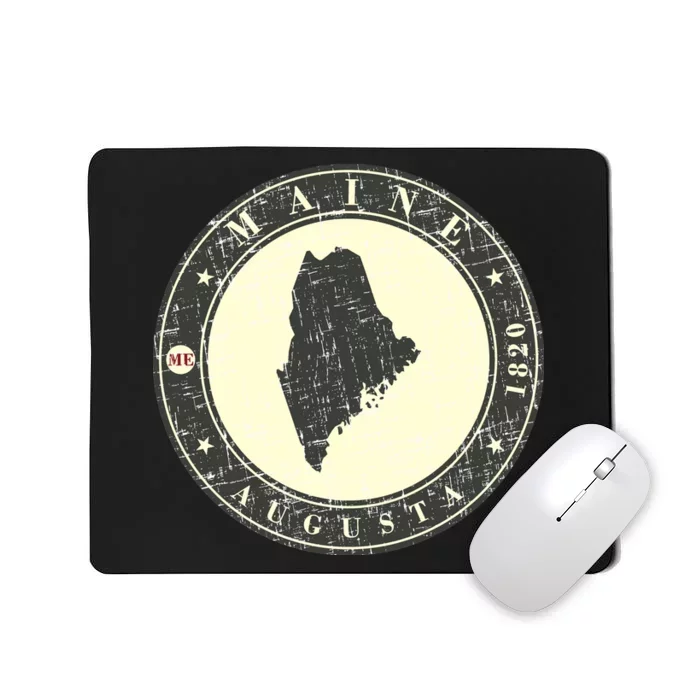 Maine Augusta Retro Mousepad