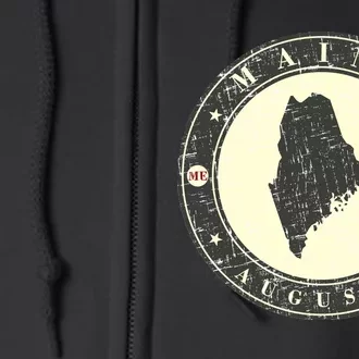 Maine Augusta Retro Full Zip Hoodie