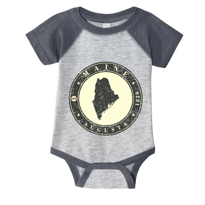 Maine Augusta Retro Infant Baby Jersey Bodysuit