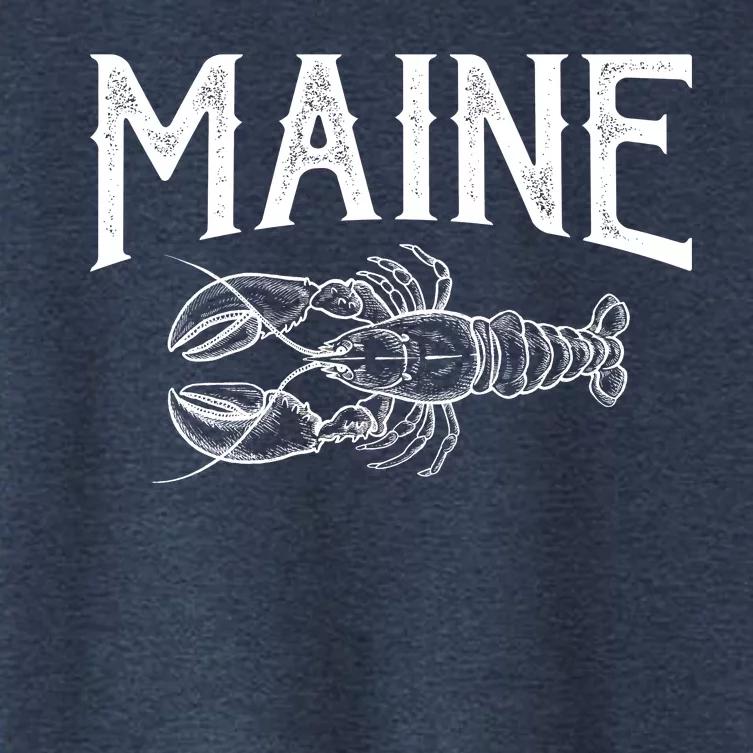 Maine Lobster Women's Crop Top Tee