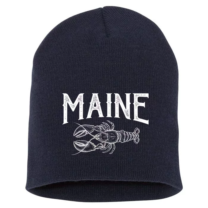 Maine Lobster Short Acrylic Beanie