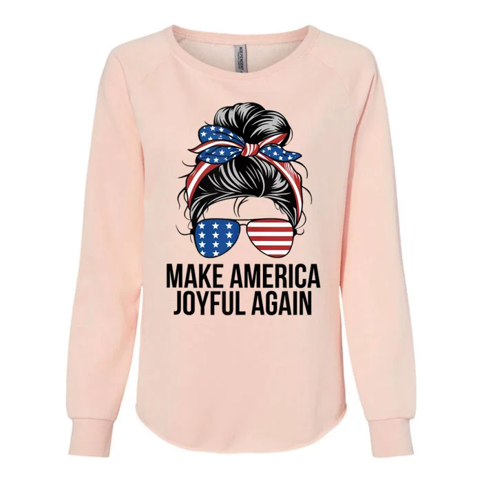 Make America Joyful Again Womens California Wash Sweatshirt