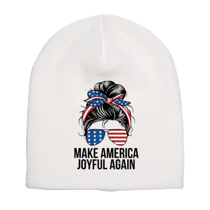 Make America Joyful Again Short Acrylic Beanie