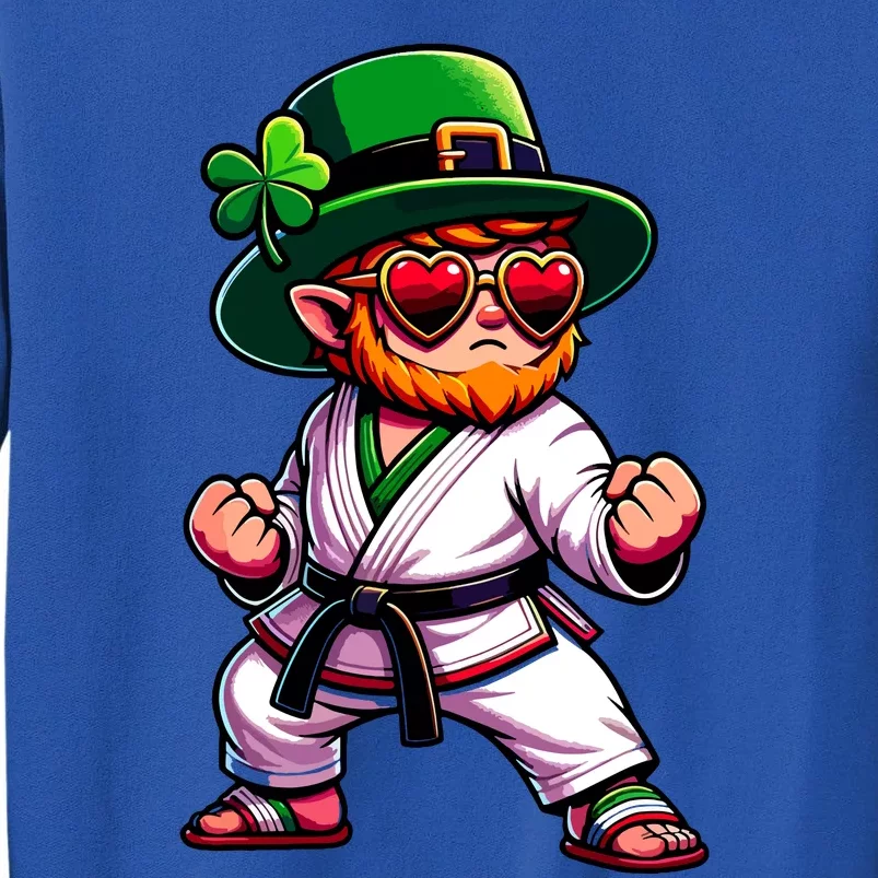 Martial Arts Judo Karate Leprechaun St Patricks Day Tall Sweatshirt