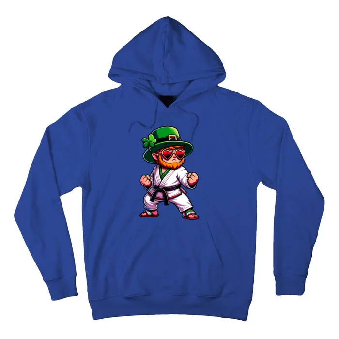 Martial Arts Judo Karate Leprechaun St Patricks Day Tall Hoodie