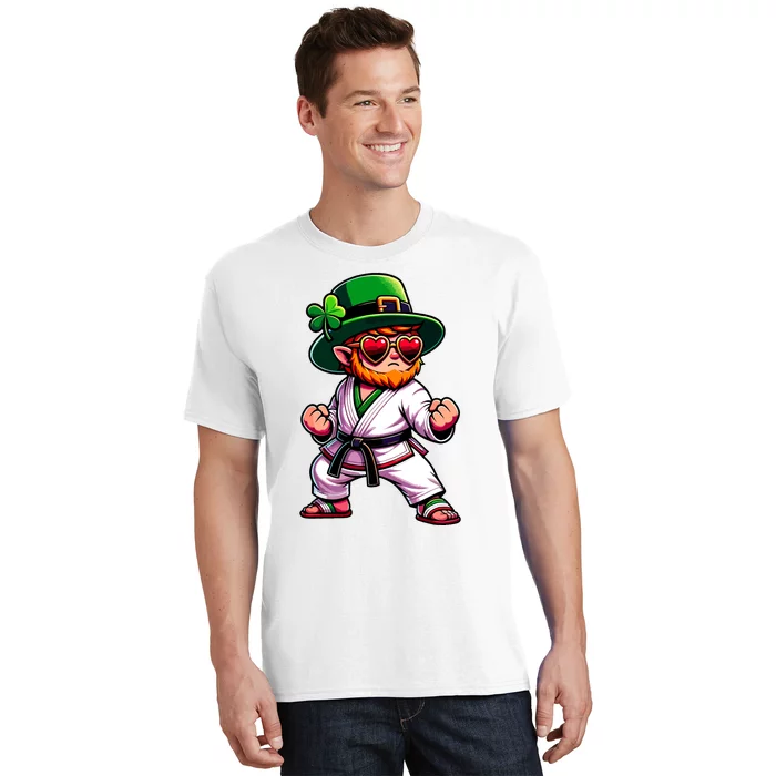 Martial Arts Judo Karate Leprechaun St Patricks Day T-Shirt