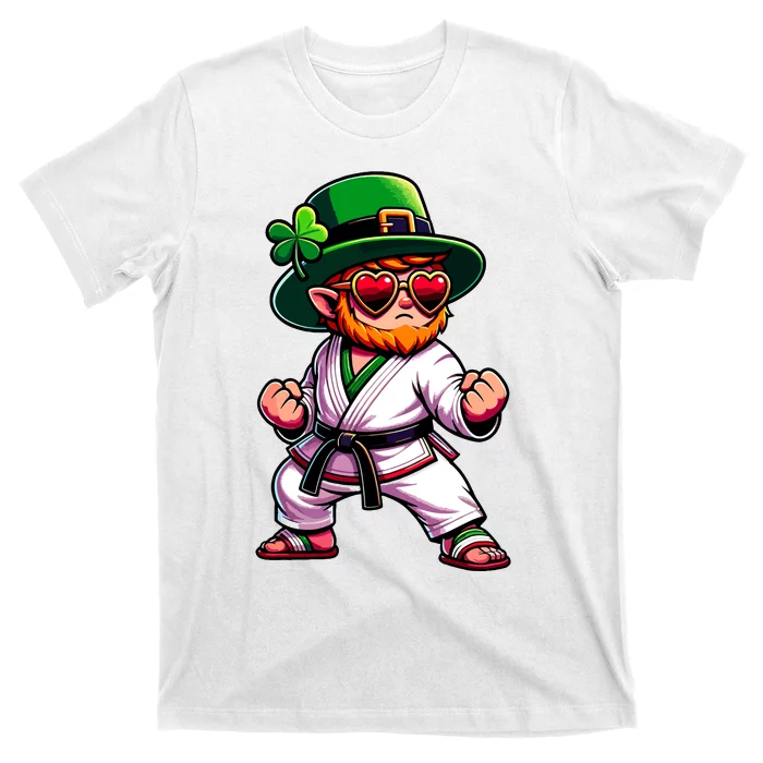 Martial Arts Judo Karate Leprechaun St Patricks Day T-Shirt