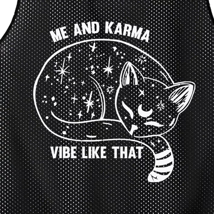 Me and Karma vibe like that Mesh Reversible Basketball Jersey Tank