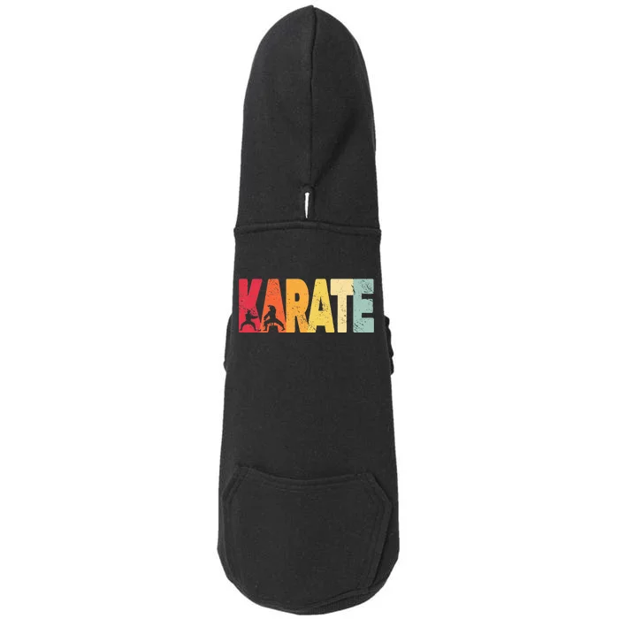 Martial Arts Karate Doggie 3-End Fleece Hoodie