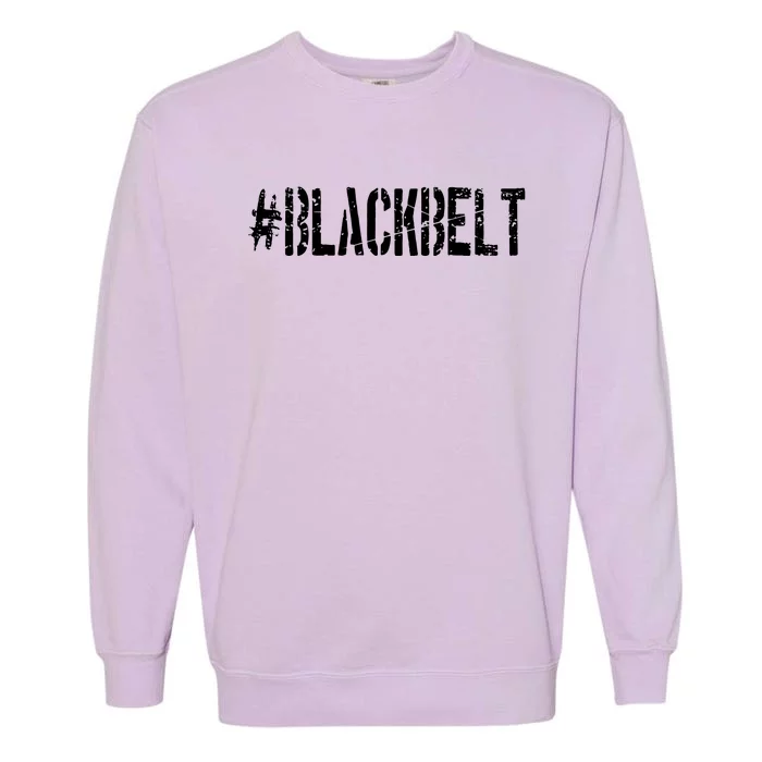 Martial Arts Karate Black Belt Garment-Dyed Sweatshirt