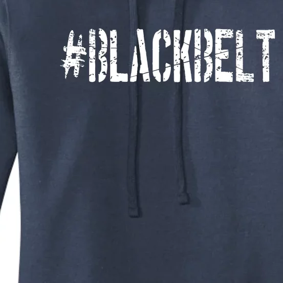 Martial Arts Karate Black Belt Women's Pullover Hoodie