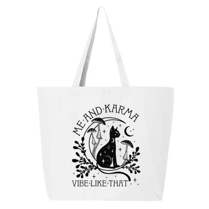 Me And Karma Vibe Like That Mystical Cat Zodiac 25L Jumbo Tote