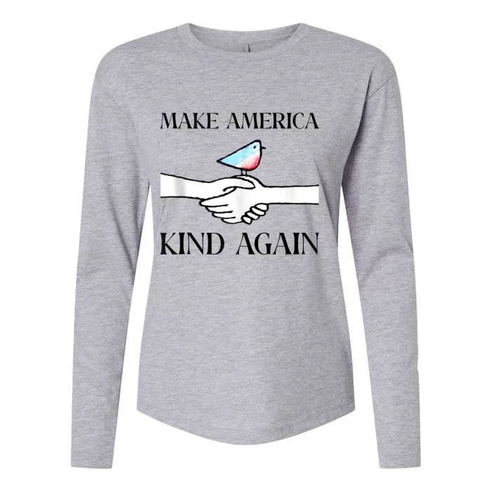 Make America Kind Again Womens Cotton Relaxed Long Sleeve T-Shirt