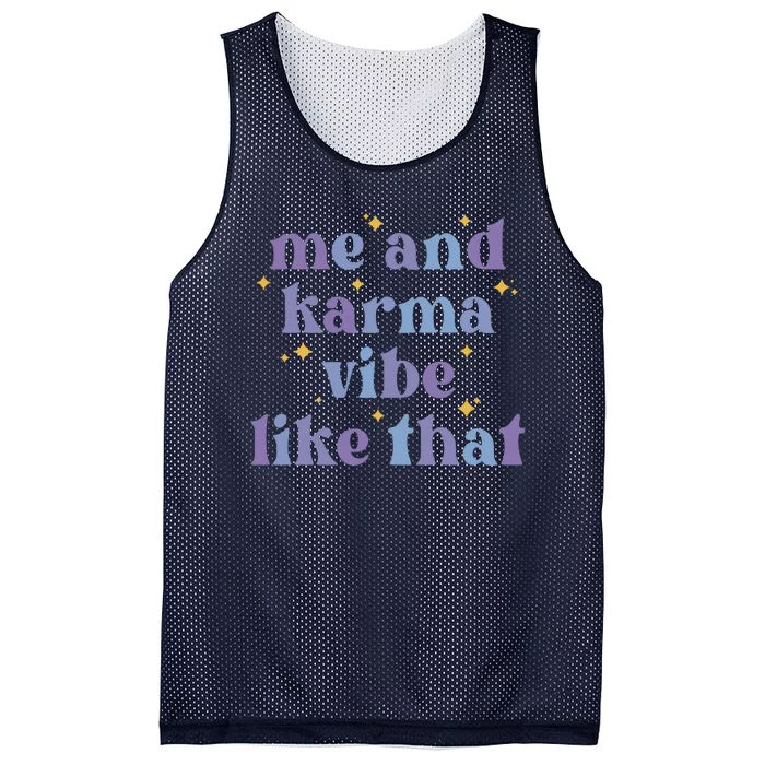 Me And Karma Cat Vibe Like That Mesh Reversible Basketball Jersey Tank