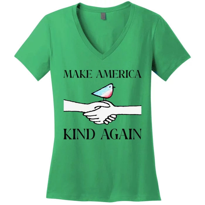 Make America Kind Again Gift Women's V-Neck T-Shirt