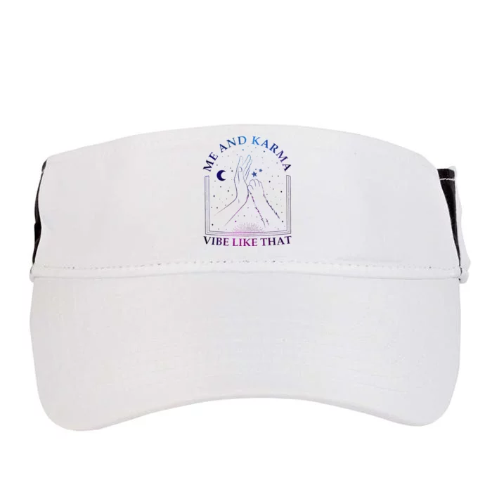 Me And Karma Vibe Like That Meet Me At Midnight Adult Drive Performance Visor