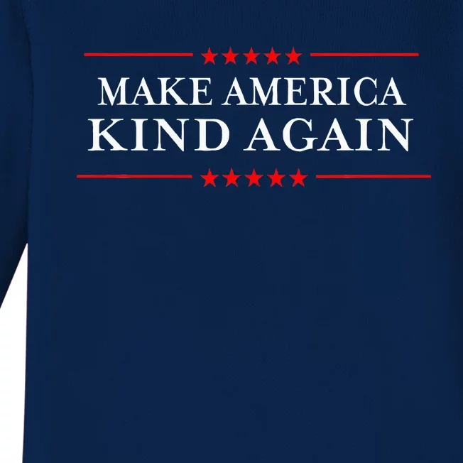 Make America Kind Again Choose Antitrump Baby Long Sleeve Bodysuit