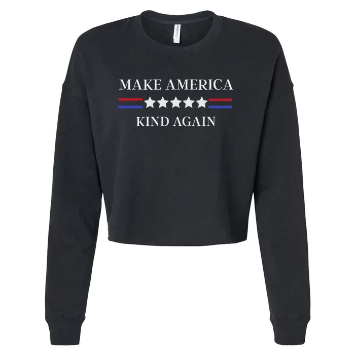 Make America Kind Again! Cropped Pullover Crew