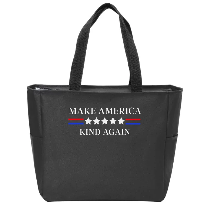 Make America Kind Again Gift Zip Tote Bag