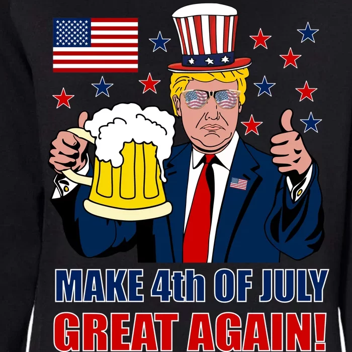 Make 4th Of July Great Again Womens California Wash Sweatshirt