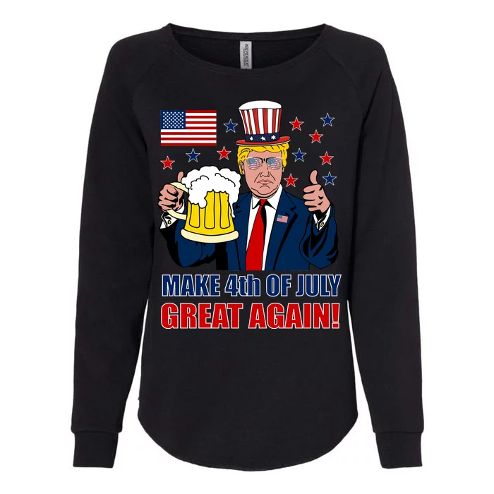 Make 4th Of July Great Again Womens California Wash Sweatshirt