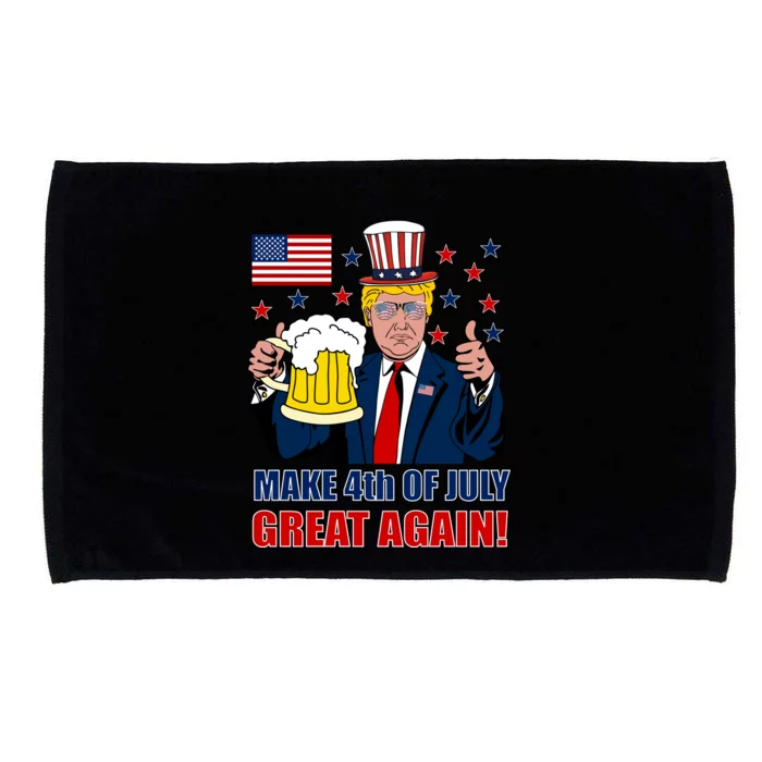 Make 4th Of July Great Again Microfiber Hand Towel