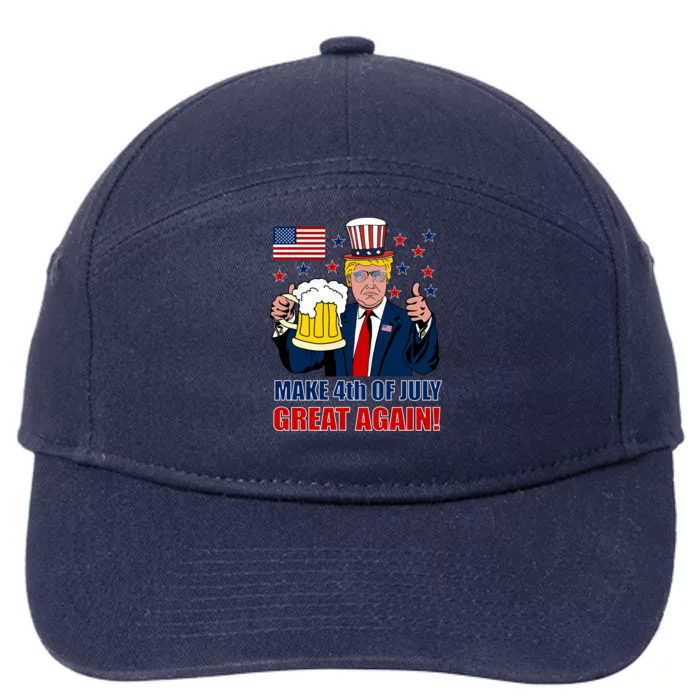 Make 4th Of July Great Again 7-Panel Snapback Hat