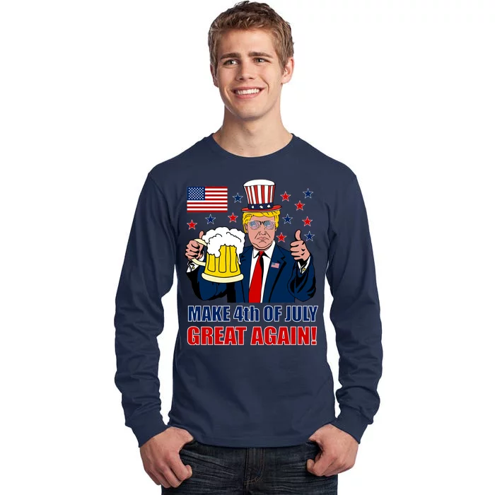 Make 4th Of July Great Again Tall Long Sleeve T-Shirt