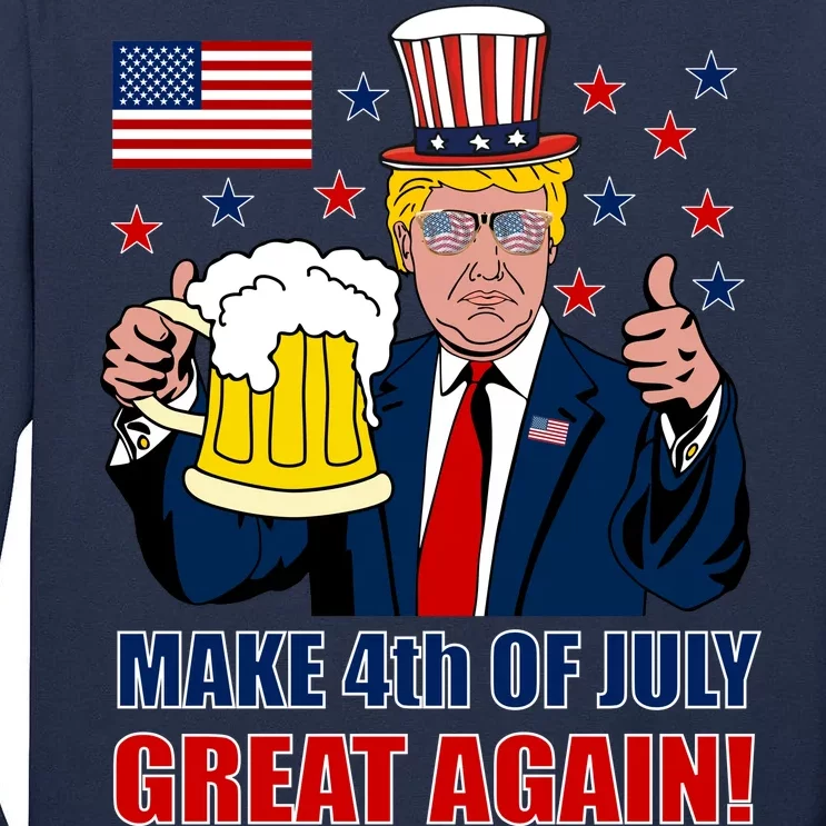 Make 4th Of July Great Again Tall Long Sleeve T-Shirt