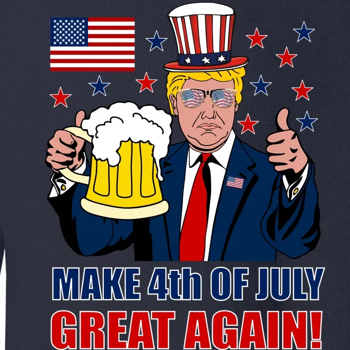 Make 4th Of July Great Again Toddler Sweatshirt