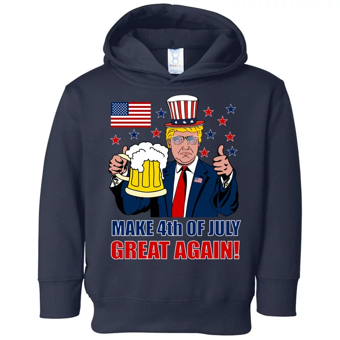 Make 4th Of July Great Again Toddler Hoodie