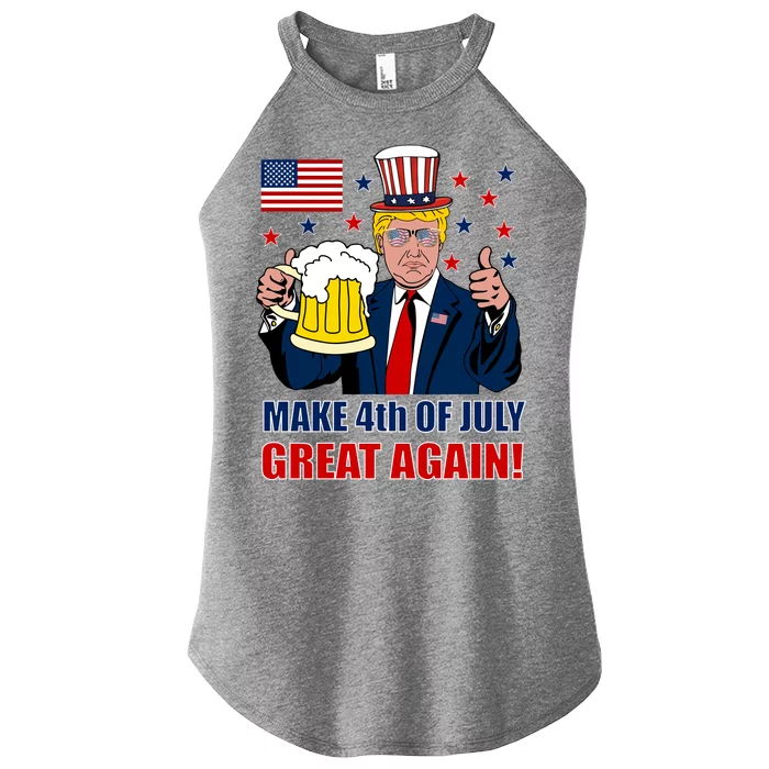 Make 4th Of July Great Again Women’s Perfect Tri Rocker Tank