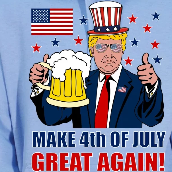 Make 4th Of July Great Again Unisex Surf Hoodie