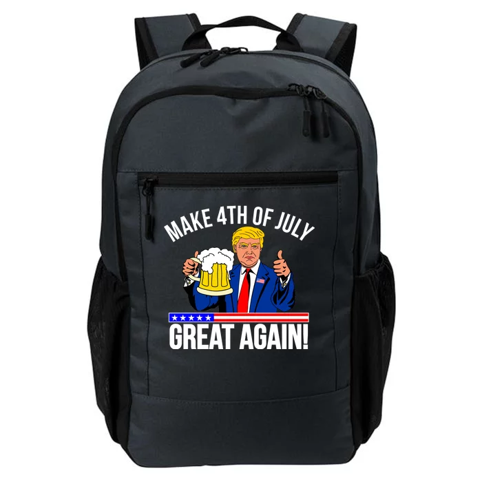 Make 4th of July Great Again! Donald Trump Beer USA Daily Commute Backpack