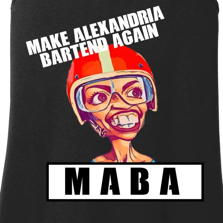 Make Alexandria Bartend Again Ladies Essential Tank