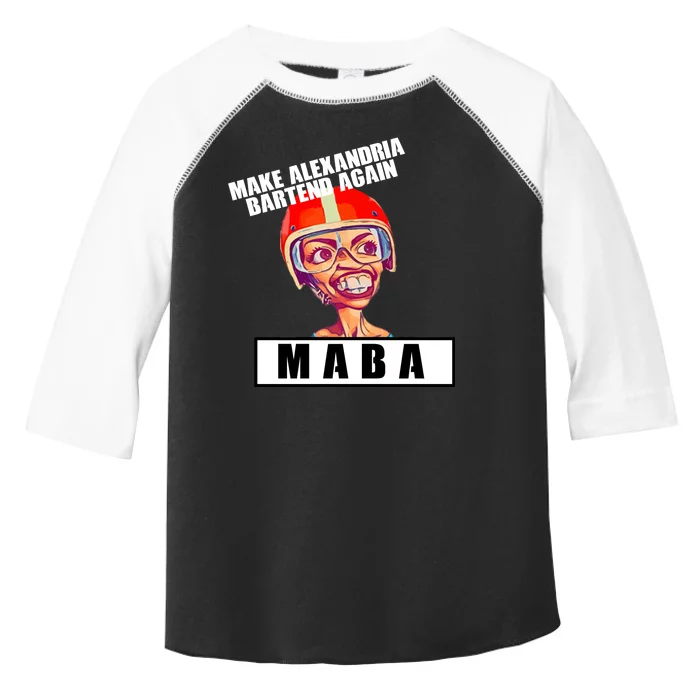 Make Alexandria Bartend Again Toddler Fine Jersey T-Shirt