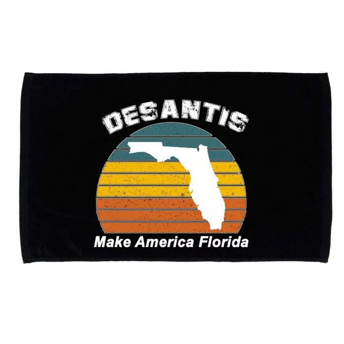 Make America Florida DeSantis 2024 Election Microfiber Hand Towel