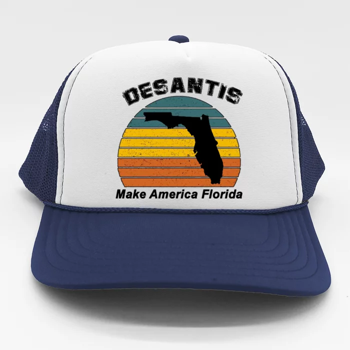 Make America Florida DeSantis 2024 Election Trucker Hat