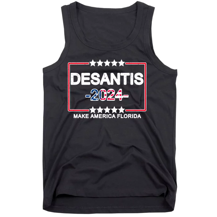 Make America Florida DeSantis 2024 Vintage Tank Top